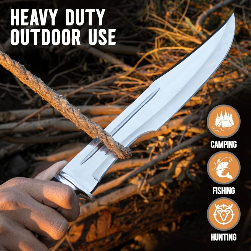 Premium Handmade Crocodile Dundee Bowie Knife - Image 7