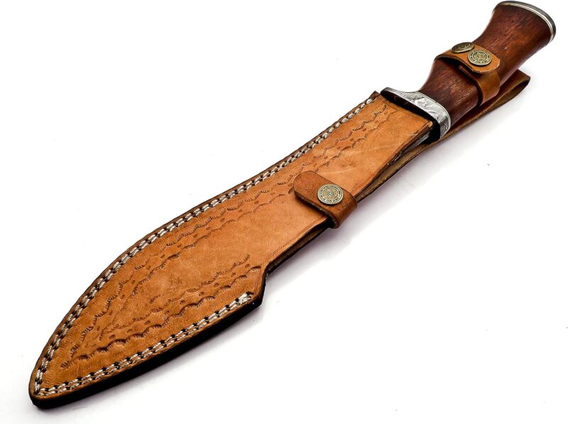 Handmade Damascus Steel Bowie Knife by Bowieknifehq - Image 8