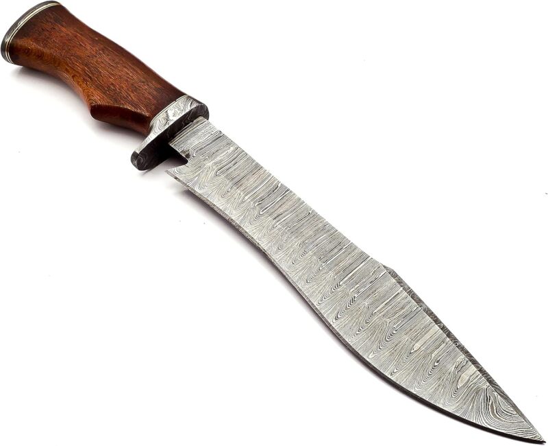 Handmade Damascus Steel Bowie Knife by Bowieknifehq - Image 6