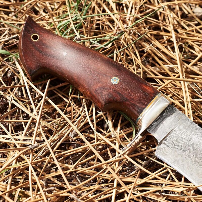 Premium Handmade Damascus Forged Hunting Knife - Image 7
