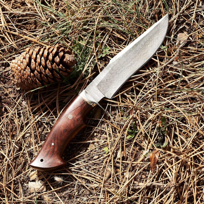 Premium Handmade Damascus Forged Hunting Knife - Image 9