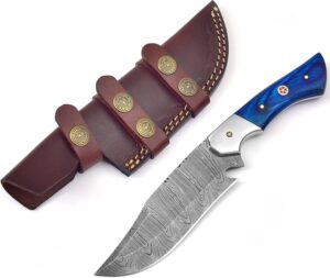 Damascus Hunting Knife
