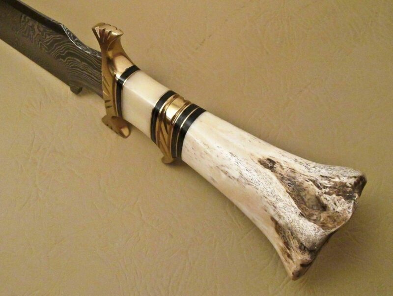 Premium Handmade Damascus Forged Hunting Knife - Image 6