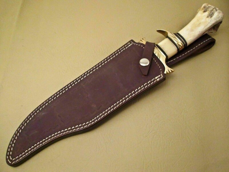 Premium Handmade Damascus Forged Hunting Knife - Image 4