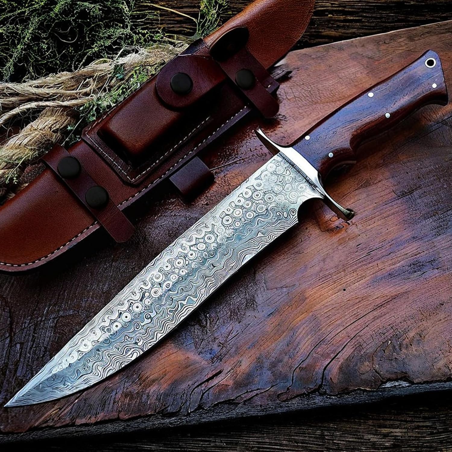 Damascus Hunting Kinfe
